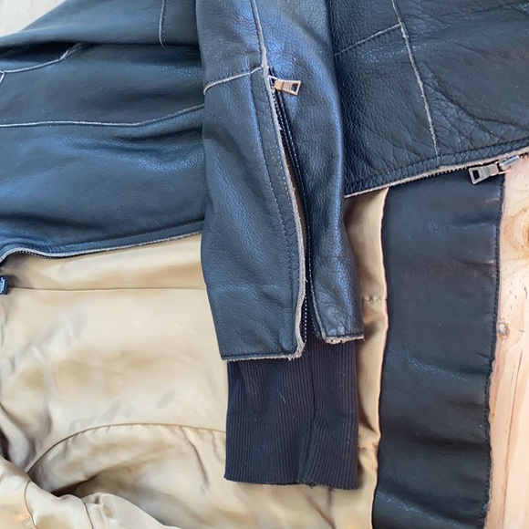 Vintage Andrew Marc New York XS black leather jacket - Picture 7 of 9